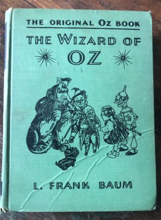 Vintage The Oz Book The Wizard Of Oz 1903 By L.  Frank Baum