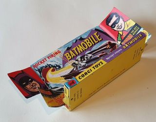 Vintage Corgi Toys Batman Barris Batmobile 267 Diecast Box Insert/inner Only