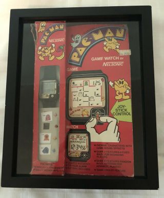 1980 1st Version Nelsonic Midway Pac - Man Pacman Game Watch - Joystick Pac Man
