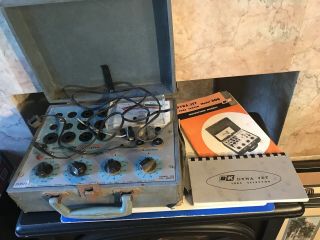 Vintage Dyna - Jet Model 606 Tube Tester In Case With Instructions