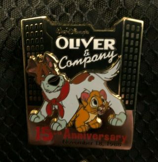 Wdw - Oliver And Company - 15th Anniversary - Limited Edition 2500 - Disney Pin