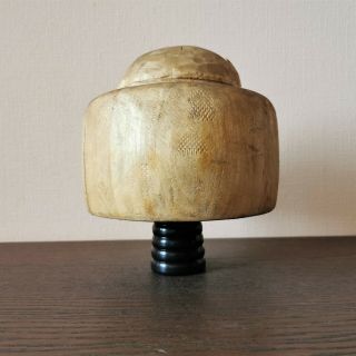 Fastship Vintage Hat Block Millinery Supplies Wooden Mold Hatmaker Antique Tool
