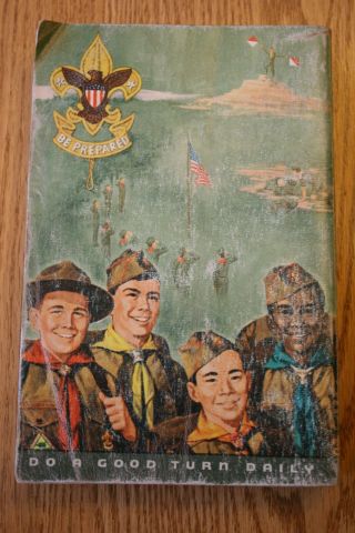 Vtg Boy Scout Handbook,  BSA,  1968 7th Edition,  4th Printing 2