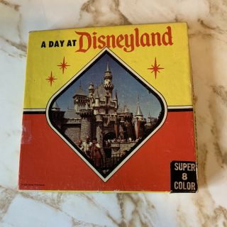 Walt Disney Home Movie A Day At Disneyland 8mm Color Film No.  2509