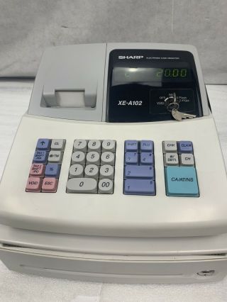 Sharp Electronic Cash Register Xe - A102   E