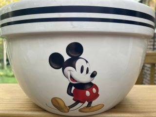 Disney Mickey Mouse Ceramic Mixing Bowl 2.  5 Qt
