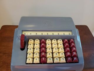 Vintage Speedee Add - A - Matic Adding Machine In