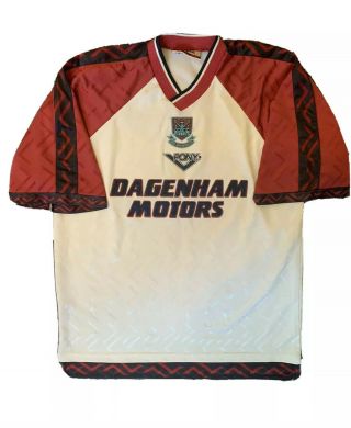 West Ham United 1994 - 96 Third Away Shirt Size L Vintage Classic Pony