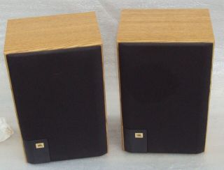 Pair Jbl J2050 Compact Wood Grain Bookshelf Speakers Stereo Audio Vintage - Usa