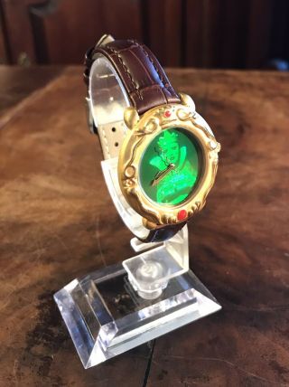 Rare 1993 Vtg Disney Store Watch Wicked Queen/witch 3d Hologram Snow White