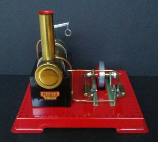 Vintage 1960s Mamod Stationary Steam Engine S.  E.  3 Complete W/ Box Nr