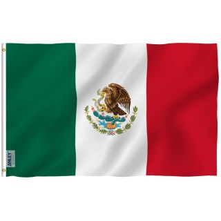 Anley Fly Breeze 3x5 Foot Mexico Flag - Mexican Mx National Flags Polyester
