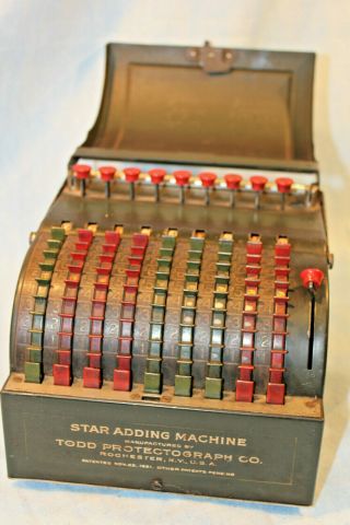 Vintage Star Adding Machine 1920 