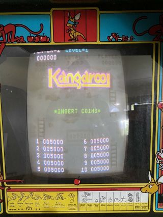 1982 ATARI KANGAROO Arcade Machine 100 Game - FUN HTF TITTLE 6
