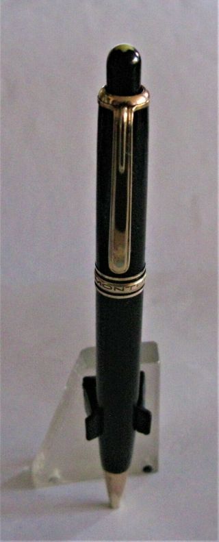 Vintage Montblanc 172 Pix Pencil - Long Version - Leads 1,  18 Mm - Black - 1950s