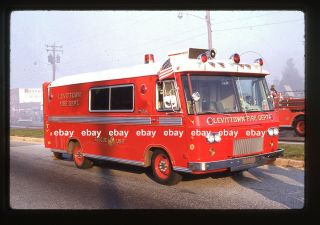 Levittown Ny 1960s Clark Cortez Rescue Fire Apparatus Slide