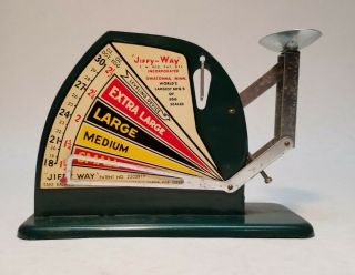 Vintage Green Jiffy Way Poultry Egg Scale