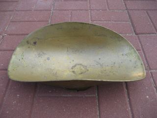 Large Antique Brass Scale Scoop Pan Tray 18 1/2 " Long