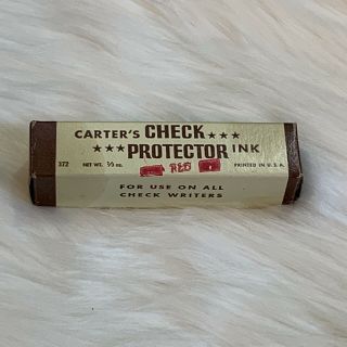 Vintage Ink Box Of Carter 
