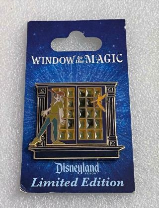Disney Dlr Window To The Magic Peter Pan With Tinker Bell Le 1000 Pin