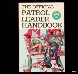 Vintage 1980 Boy Scout Patrol Leader Handbook