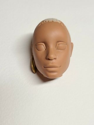 Disney Atlantis Kida Doll Head Custom Repaint Ooak Barbie Mattel