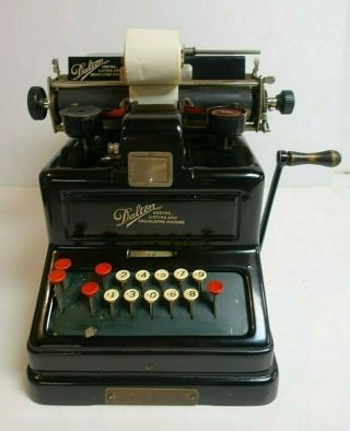 Antique 1912 Dalton Adding Listing & Calculating Machine Cincinnati Oh 43637