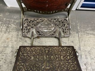 Vintage/antique Koken Barber Chair - Lower Footrest Complete Part 25ni Parts