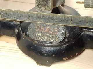 Antique OHAUS Cast Iron Scale Apothecary General Store BROKEN - PARTS 2