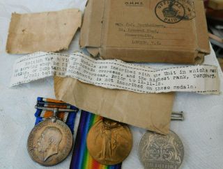Vintage Ww1,  Ww2 Group Victory War Defence Medal Royal Artillery - Bartholomew