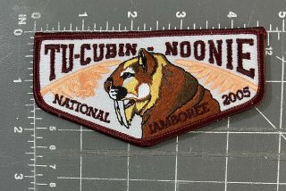 Tu - Cubin - Noonie Oa Patch Lodge Flap Boy Scouts Bsa National Jamboree 2005 Unpc
