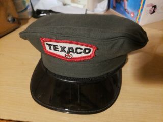 Vintage Texaco Oil Gas Service Station Attendant Hat Uniform Cap