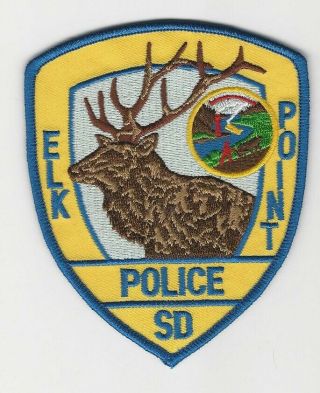 Colorful Elk Point Police State South Dakota Sd