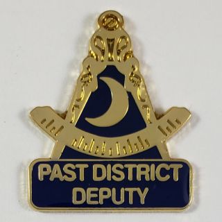 Masonic Past District Deputy Grand Master Ddgm Lapel Pin Mason (sca) Freemason