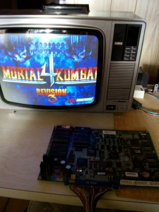 Mk4 Mortal Kombat 4 - Rev.  3 Jamma Pcb 100 Midway Air Mail