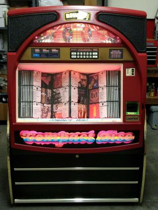 Rowe Ami Cd - 100d Coin - Op Cd Jukebox - Fully Loaded With 100 Cd 