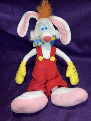 Vintage 1988 Playskool Disney Who Framed Roger Rabbit 18” Plush Stuffed Animal