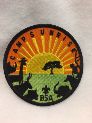 Boy Scouts - Camp Sunrise Bsa Patch