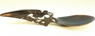 Vintage Carved Horn Bird Spoon,  Possibly Chinese