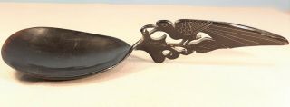 Vintage Carved Horn Bird Spoon,  Possibly Chinese 2