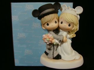 Precious Moments - Disney Park Exclusive - Wedding Mickey/minnie Mouse - Bride/groom