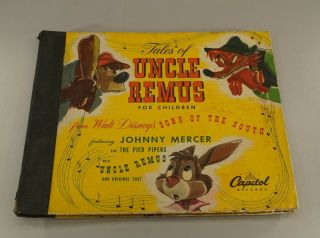 1947 Tales Of Uncle Remus For Children 78 Rpm Record 1 Of 3