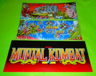 1992 " Mortal Kombat " Arcade Marquee Plus 6 Classics In