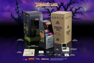 Dragons Lair Replicade Wave Toys 1/6 Scale Arcade Machine In Hand