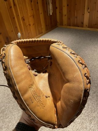 Vintage Rawlings Heart Of The Hide Usa Rht Catchers Mitt Glove