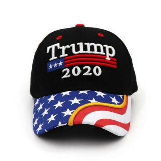 President Donald Trump 2020 Usa Flag Hat Make America Great Baseball Cap - Ro