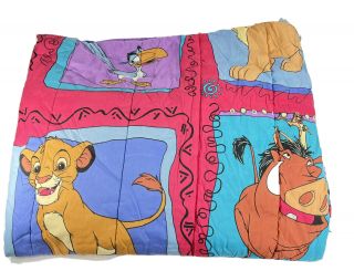 Disney Lion King 90s Comforter Blanket Twin Xl 84 X 62