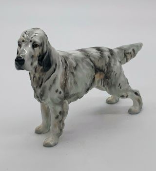 Vintage Royal Doulton English Setter Dog Figurine Hn 1051 K Frederick Dawes