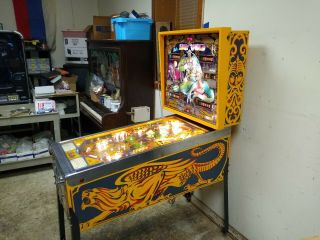 Solid 1978 Bally Lost World Pinball Machine Shopped With Leds -