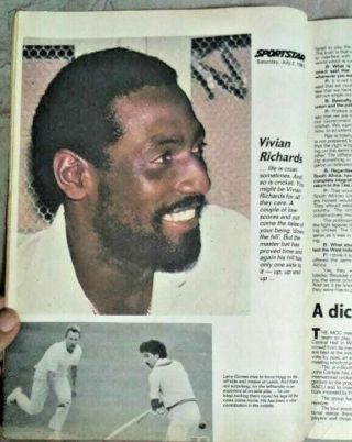 INDIA THE SPORTSTAR JULY 2,  1983 - INDIA ' S WORLD CUP HEROES PAGES 46 3